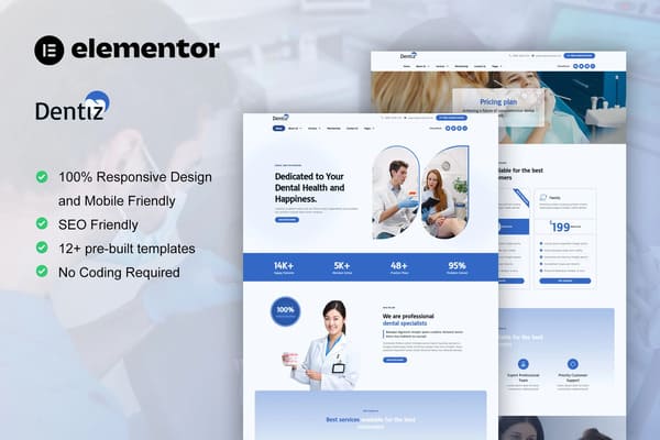 Plantilla SEO clínica dental